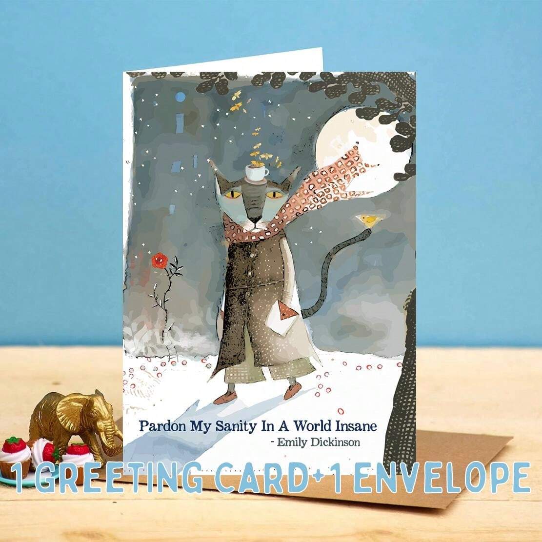 Sanity Meaningful Card To Friend And Family, Hope Is The Thing With