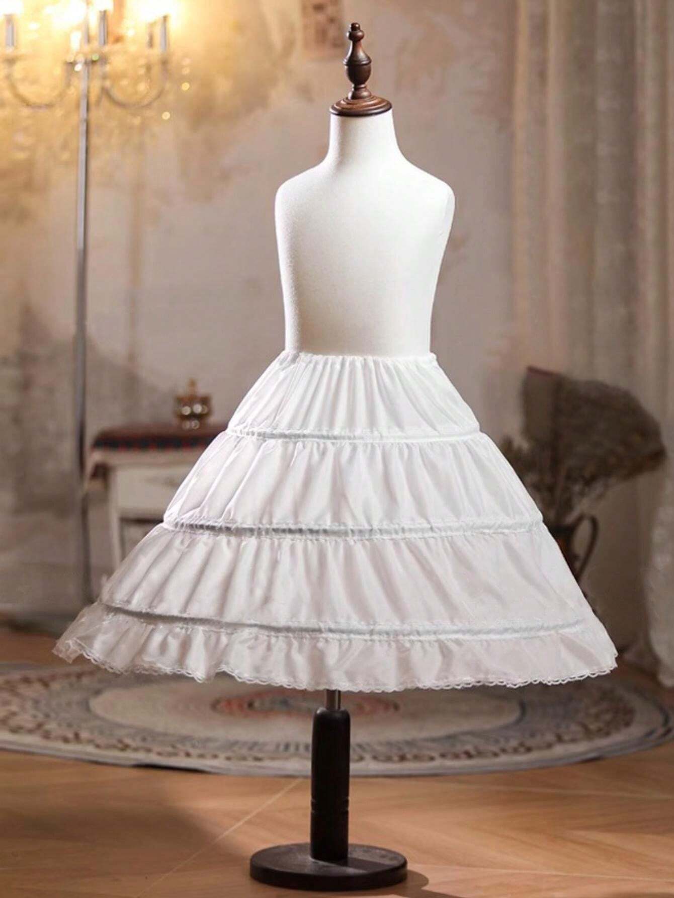 Daily Cosplay Skirt Brace Wedding Princess Three Circle Adjustable