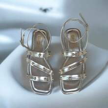 Women's Flatform Sandal Details - 銀色 - 查看 4