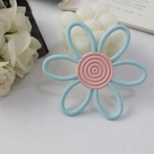 1 pièce Jouet de dentition en silicone pour bébé, Forme de fleur, Facile à nettoyer et à stériliser à haute température, Convient à une utilisation quotidienne
