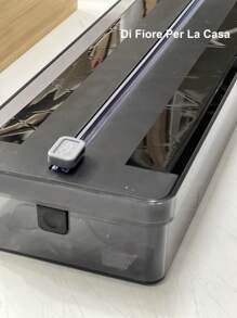 Kitchen Roll Organizer For Aluminum Foil And Film - 黑色 - 查看 2