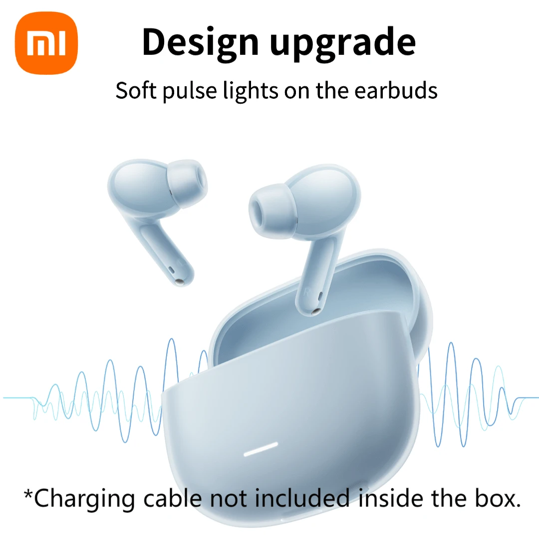 XIAOMI Redmi Buds 6 Lite Blue, 12.4mm TitaniumDiaphragm Driver, Up To