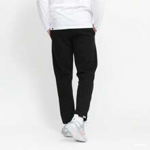 The North Face Mens Joggers M Standard Open Hem Trackpants Black Fleece Bottoms - Black - View 2