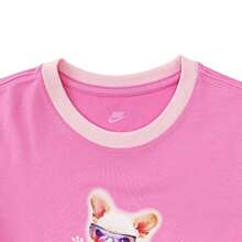 Nike 2024 Women's AS W NSW TEE SLIM CRP GC T-Shirt Knit Collarless Short THM4621-675