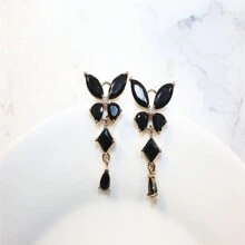 2 Piezas Colgante Con Forma De Lágrima De Mariposa De Cuatro Hojas Para Joyería Diy Para Pulsera, Pendiente, Pasador Y Colgante