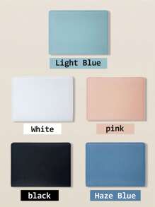 1pc Personalized Luggage Tags For Mr And Mrs: Customzied Name Wedding PU Leather Luggage Tags Travel Tags Personalized Monogrammed Chambray Leather RFID - Multicolor - View 4