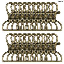 5/10/20/30/45/60 Pcs Rotating Buckle Keychain Clips, D-Ring Clips, Hangnailer Accessories For Keychain Making, Lanyard Making, Wallet DIY Craft - Keychain - View 27