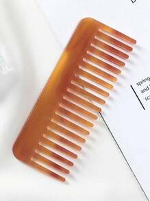 1 pezzo Pettine per capelli in stile giapponese, nuovo, colore rosa, in fibre di acetato, a denti larghi, antitstatico, spazzola per massaggiare i capelli, accessorio da viaggio per parrucchiere, adatto per viaggi di lavoro, camera da letto, uso domestico, regalo per parenti, amici, famiglia, ragazza - Multicolore - Visualizzare 10