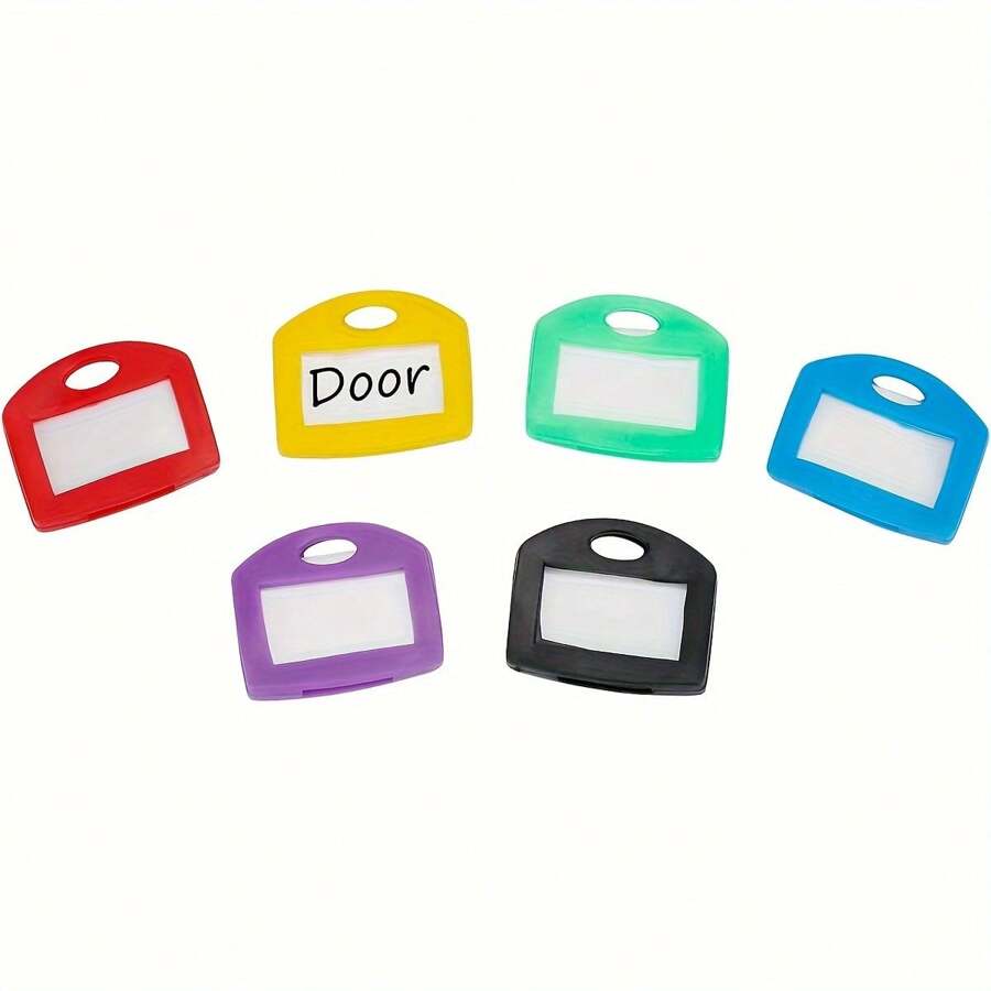 10个彩色硅胶钥匙识别器，多色钥匙收纳器，10种不同颜色，方便钥匙识别，适合家庭和办公室使用。