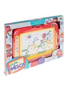 Children's Toy Magic Blackboard Large Scratch And Erase With Colorful Screen - 紅色 - 查看 2