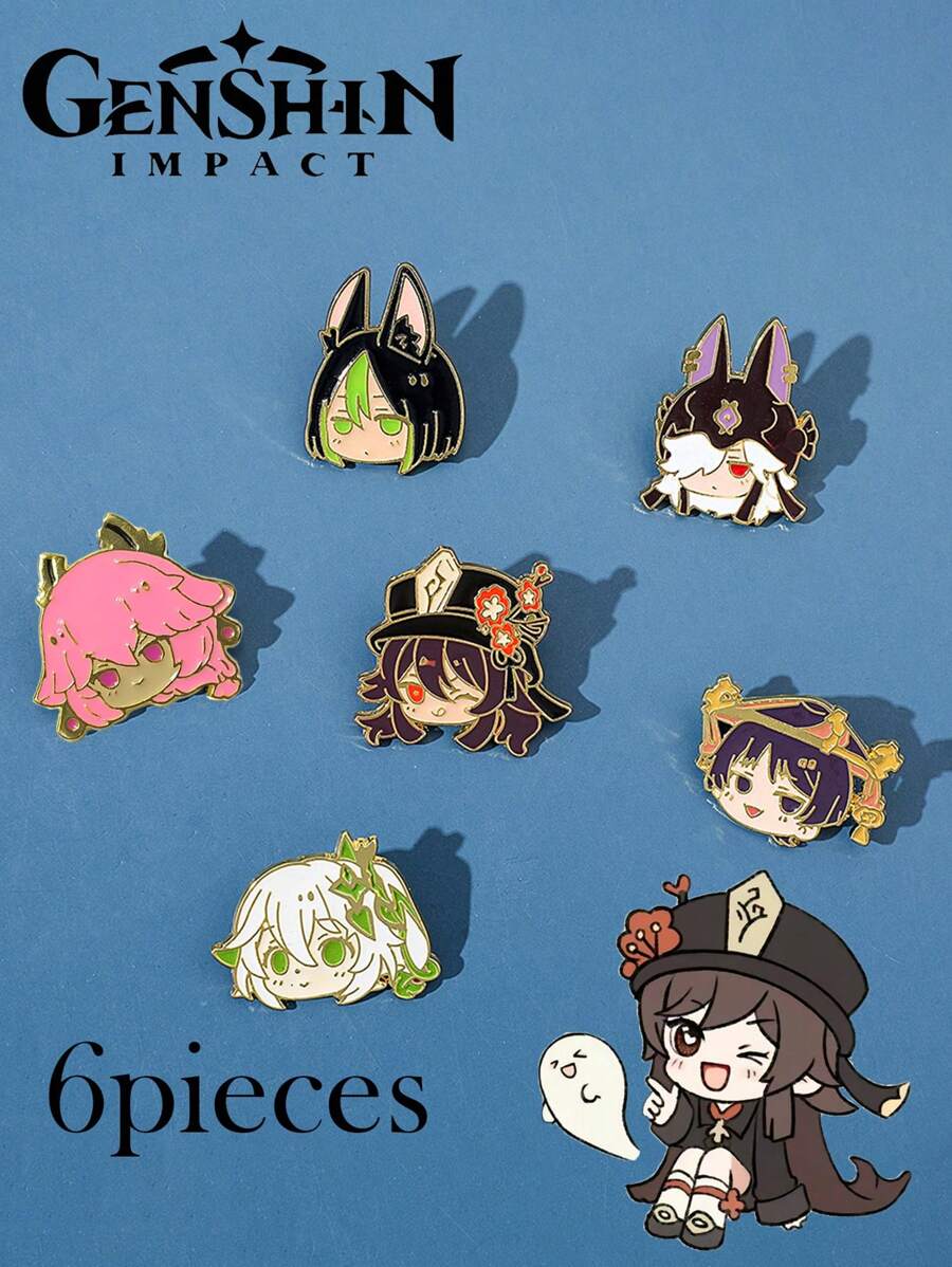 Spilla Anime Giapponese Elf Del Fuoco - Design Carino Per Abbigliamento E Zaini - Foto 3