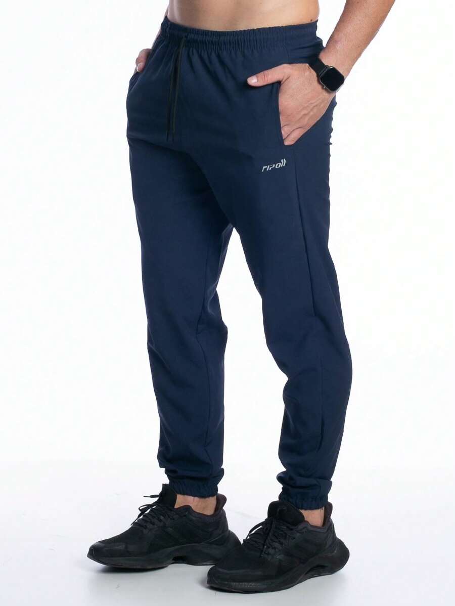 Ripoll Men's Tactel Elastane Windbreaker Jogger Training Pants - 藏蓝色 - 查看 1