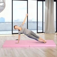 Tapis de gymnastique - Rose bonbon - Voir 4