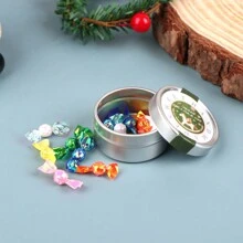 1 件迷你食物模型玩具套装、圣诞饼干、巧克力、蝴蝶脆饼糖果礼盒 - 彩色 - 查看 3