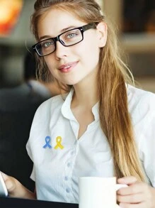 1PC/3pcs Metal Yellow Ribbon Pin Awareness Ribbon Pin Bone Cancer Awareness Support Campaign Charity Donation Event Gift Accessories Yellow Ribbon Awareness Brooch Breast Cancer Awareness Month - Multicolor - View 4