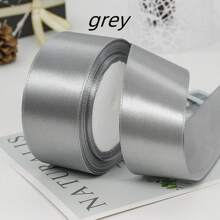 1 条 4 厘米宽 x 25 码彩色缎带，适用于蛋糕、礼品、缝纫、婚礼、DIY、蝴蝶结、圣诞节和节日装饰、圣诞节 - 彩色 - 查看 8