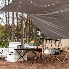 Set Of 2 Telescopic Aluminium Tent Tarp Poles Including Bag. 90cm To 230cm Max - Telescopic Portable Adjustable Poles For Tents, Tarps, Awnings, Camping, Shelters, Hiking - Silver - View 7