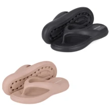 Kit 2 Pairs Women's Cloud Orthopedic Flip Flops Piccadilly Marshmallow Fasciitis Spur - 彩色 - 查看 4