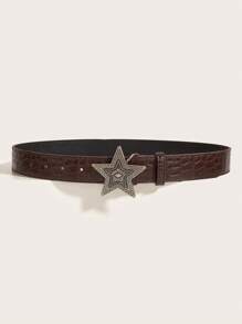1 Belt For Women, American Retro Decorative Skirt With Suit, Ins Style, Personality Belt, Subculture, Black Belt
