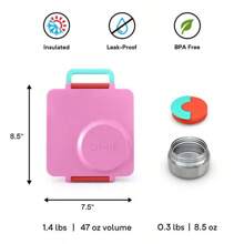 Insulated Lunch Box With And 3 Compartments - TTS