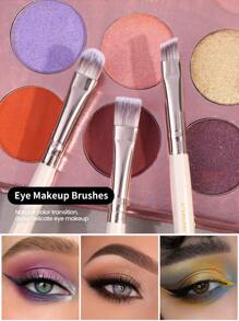MAANGE 12 Pcs Makeup Tool Set With 7pcs Makeup Brush Set+5pcs Powder Puff Accessories,Blush Brush Foundation Brush Eyeshadow Brush Eyelash Brush Eyebrow Brush Lip Brush Contour Brush Loose Powder Brush Concealer Brush Makeup Tools