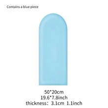 WholeNight 1 件榻榻米软垫墙贴，儿童房装饰，床头墙保护贴，男女通用婴儿房装饰，适合所有季节 - 彩色 - 查看 5