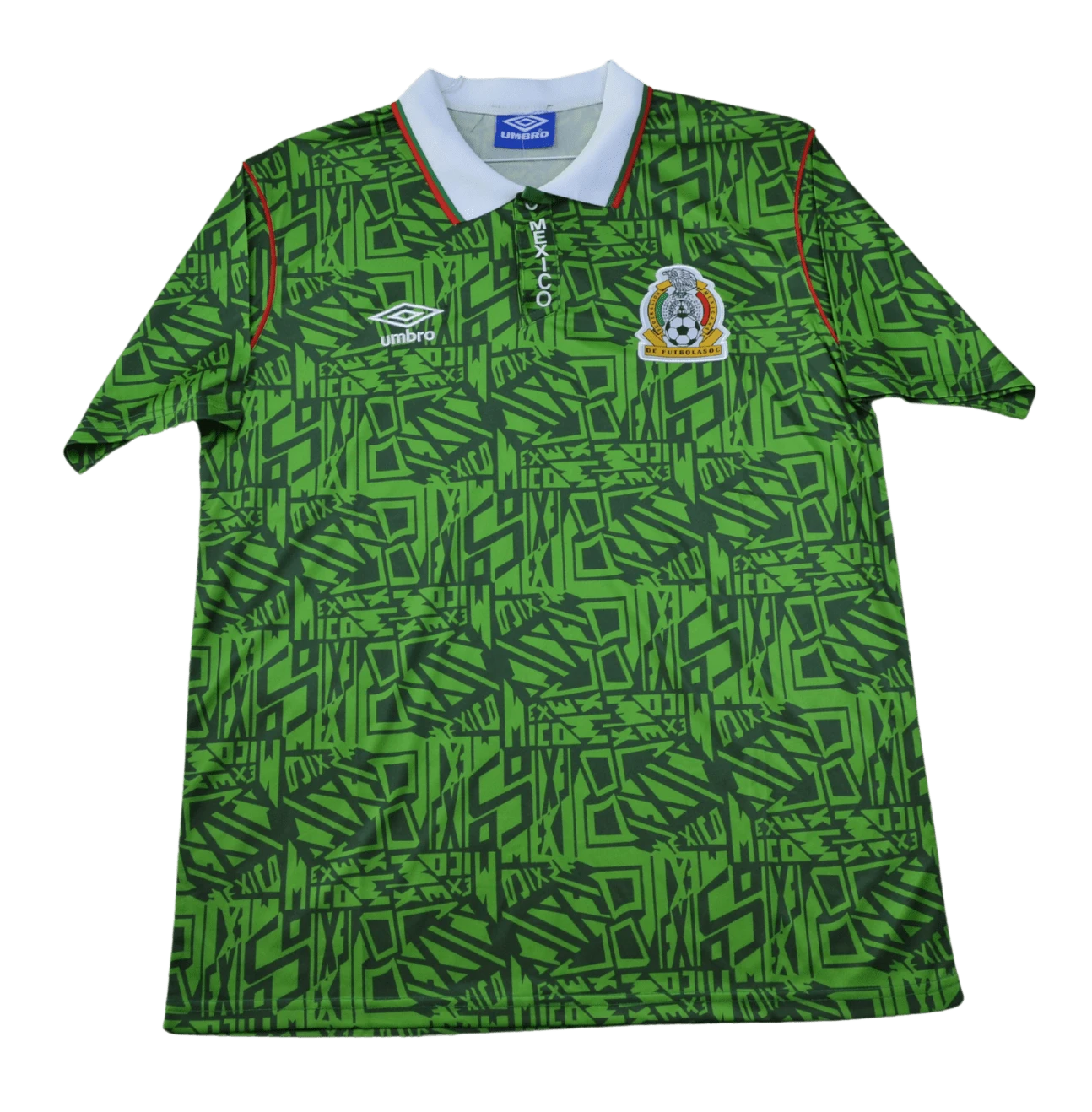 Jersey México Retro 1994 Local - Verde - Ver 1