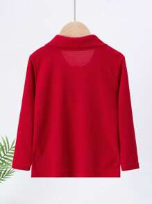 Camisa de polo de manga larga para niña, camiseta informal de manga larga, primavera otoño