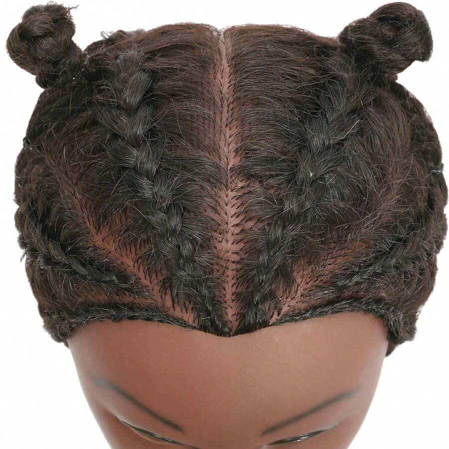 African Human Head Hair Model Real Curly Hair Cosmetology Training Head
