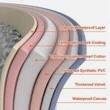 Una bañera plegable adecuada para adultos; bañera de agua fría y caliente; bañera exenta; bañera de agua caliente; bañera de spa; adecuada para cabinas de ducha; mantiene la temperatura. - Multicolor - Ver 6