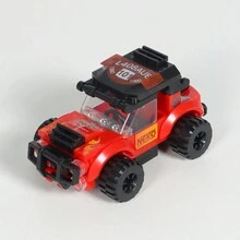 Modellino di auto da corsa con blocchi di montaggio a particelle piccole, auto sportiva e piccolo camion cargo - mattoncini per automobili - Visualizzare 18