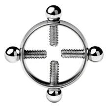 Fashionable Stainless Steel Adjustable Nipple Ring, No Piercing Required Body Jewelry Nipple Clamp - Multicolor - View 8