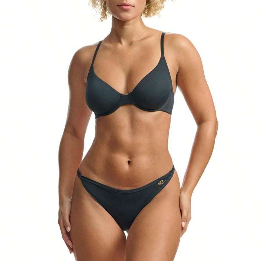 Adidas Women's Body Fit Thong Underwear 4A0032 - màu đen - Xem 1