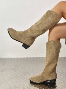 Women's Sexy Thigh High Boots, Fashionable Winter Thermal Lining Skinny Boots