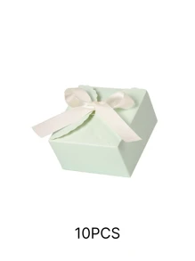 10件装礼盒喜糖盒清新简约糖果盒回礼盒高档结婚喜糖盒纸盒圣诞节 - 彩色 - 查看 13