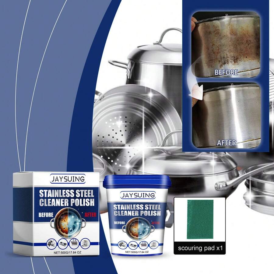 Chất tẩy rửa nhà bếp Đáy nồi bếp có rỉ sét, chất bẩn đen, dầu nặng, chất tẩy rửa, nhà bếp, phòng tắm, nhà, nhà cung cấp gia dụng - Nhiều màu - Xem 1