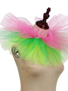 1 件黑色网状荷叶边可拆卸吸血鬼项圈，文艺复兴时期服装配饰 - 彩色 - 查看 14