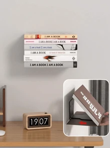 1 kệ sách vô hình, kệ nổi ẩn, kệ lưu trữ sách treo tường, trang trí tường, trang trí phòng thẩm mỹ, phòng khách, phòng học, văn phòng, phòng ngủ lưu trữ và sắp xếp - Nhiều màu - Xem 5