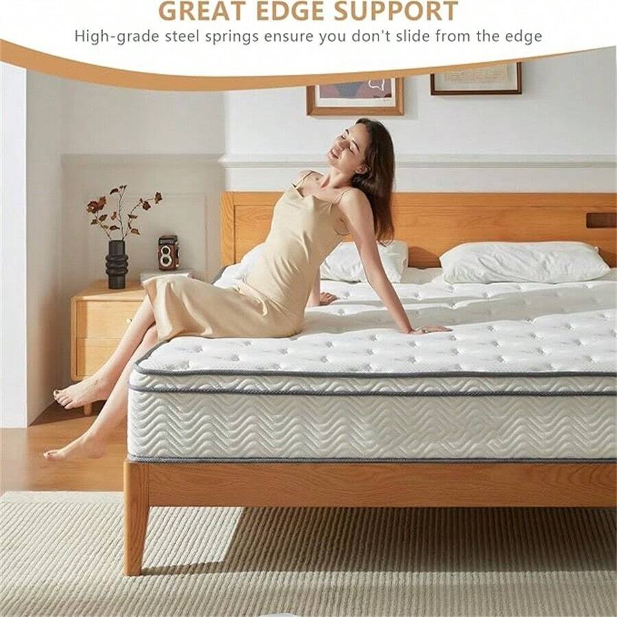 Full Size Mattress, 10 Inch Mattress Full With Pocket Spring And Memory