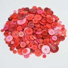 Approx. 50g Multi-Size(7mm-25mm) Multi-Color Resin Buttons DIY Handmade Buttons Craft Materials, Colorful Resin Buttons In Various Decorative Styles For Sewing Craft - Multicolor - View 20