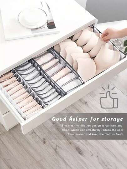 3pcs Set Of Foldable Wardrobe Storage Boxes To Separate Underwear, Bras, Socks And Clothing, Drawer-Type Storage Boxes, Household Grid Organizing Boxes, Dormitory Storage Bags, Clothing Organizing Boxesbedroom,Organizer,Organiser,Home Storage,White T Shirt Women,Black Pants Women,Ladies Winter Clothes,Dress,Winter Clothes For Ladies,Elegant Woman Dresses,White Shirt For Ladies,Long Sleeve,White Jumpsuit For Women,Spring Dresses For Women,Spring Outfits For Women,Spring,Spring Clothes,Minimalist,Summer Tops
