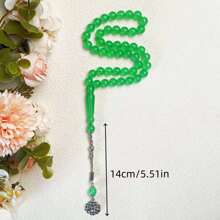 1 件亚克力 Tasbih 珠子手链，45 颗珠子，糖果色单股 - 彩色 - 查看 10