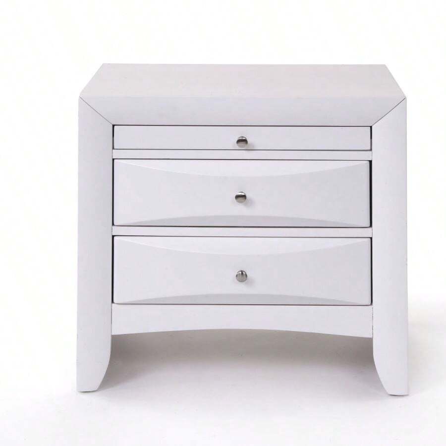 ACME Ireland Nightstand In White 21704 SHEIN USA