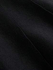 GIGOGOU 厚秋冬保暖针织女毛衣裙 - 黑色 - 查看 7