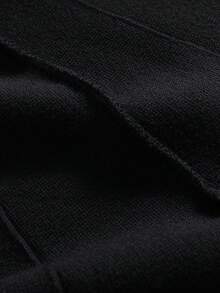 GIGOGOU 厚秋冬保暖针织女毛衣裙 - 黑色 - 查看 8