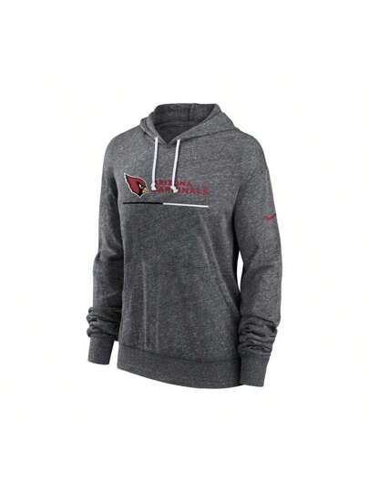 売れ筋商品|||ナイキ カットソー トップス レディース Women's Heather Charcoal Arizona Cardinals Team Spirit Gym vintage-like Lightweight Hooded Top Heather Charcoal womens-nike-heather-charcoal-