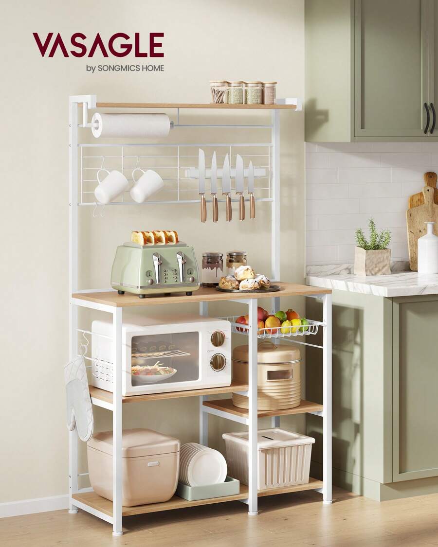 VASAGLE Baker's Racks - Weiss - Übersicht 1