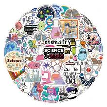 55pcs Biology Science Doodle Sticker Set For Decorating Skateboard, Laptop, Water Bottle, Helmet, Desk, Phone Case, Gift Box, Envelope, DIY Creative Sticker,School Supplies,Back To School