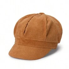 1pc Unisex Beret Hat, Octagonal Artist Cap, Newsboy Cap, Peaked Cap For Spring Autumn - Multicolor - View 16