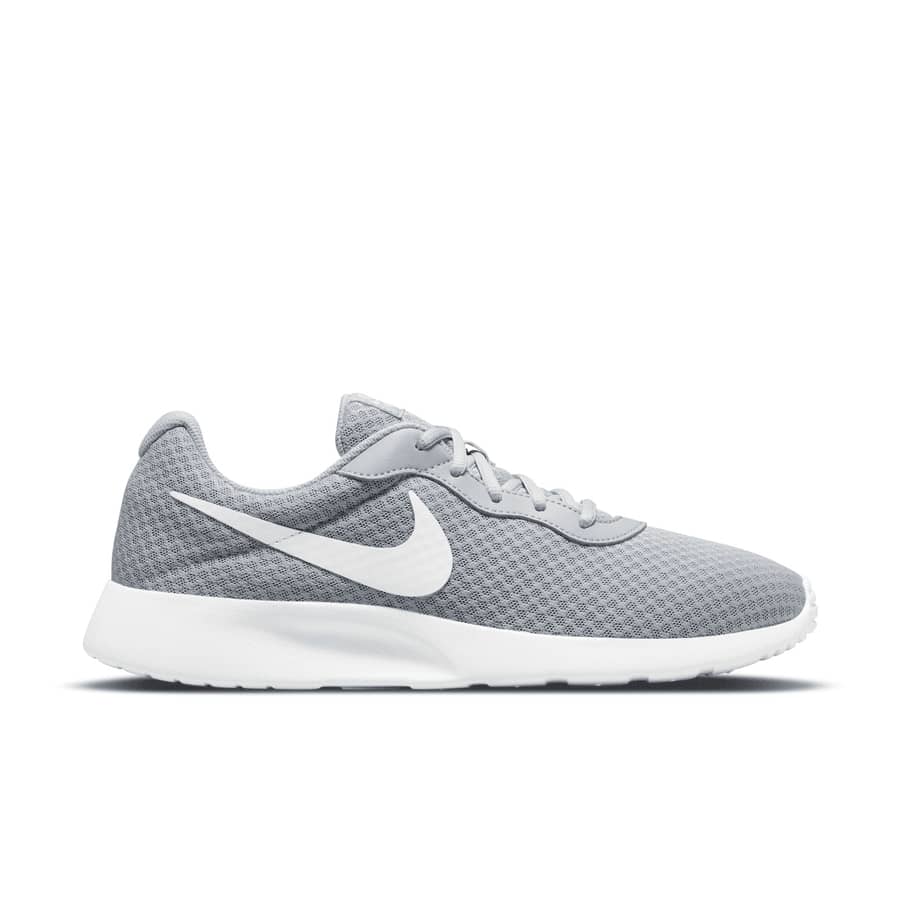 Men's Tanjun Sneakers, Breathable Textile Uppers And Comfortable Lightweight Cushioning - 狼灰 白色 幾乎伏特黑 - 查看 1